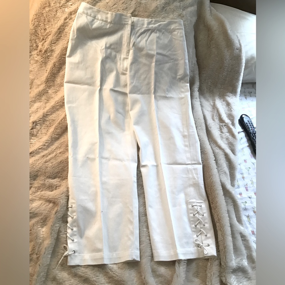 White Crop Pants sz 10